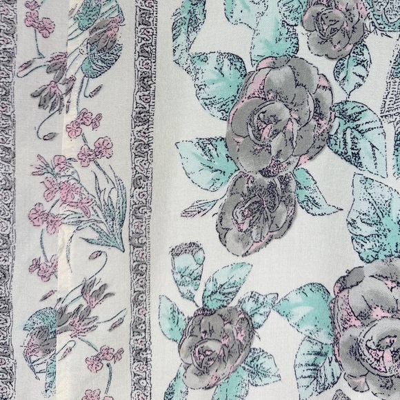 Diversity Sport Vintage Pastel Floral Blouse - Picture 8 of 9